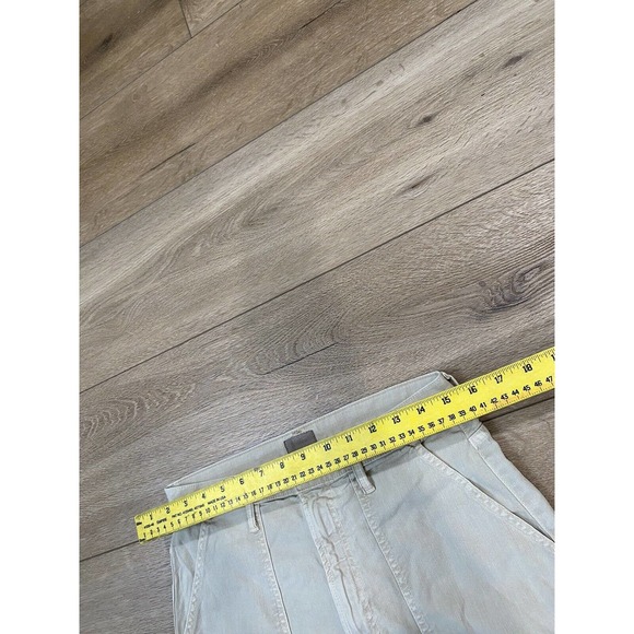 Mother The Wrapper Patch Springy Ankle Pant Cream Neutral High Rise Size 31 - Picture 9 of 11